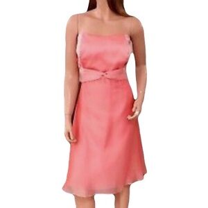 Mori Lee by Madeline Gardner Empire Waist Chiffon Dress